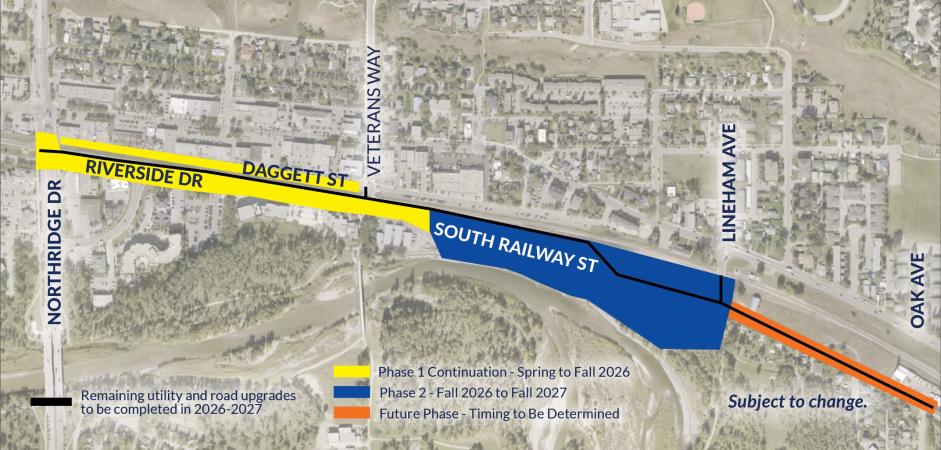 River's Edge project map