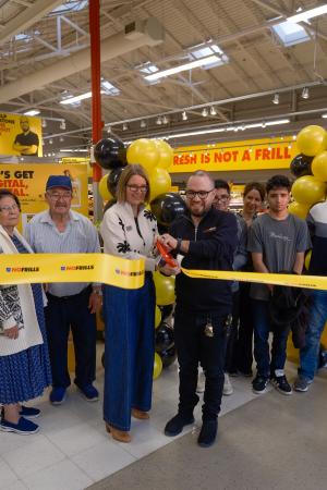 No Frills Reopening Celebration