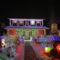 lights on a house
