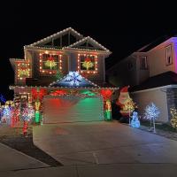 lights on a house