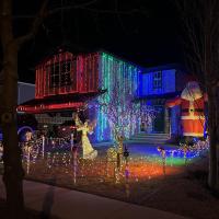 lights on a house