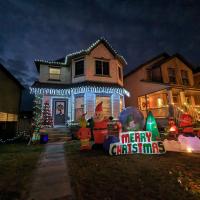 lights on a house