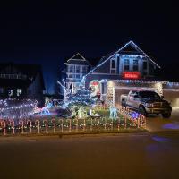lights on a house