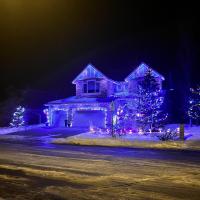 lights on a house