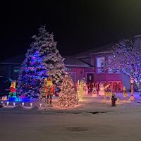 lights on a house