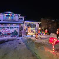 lights on a house