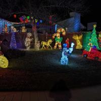 lights on a house