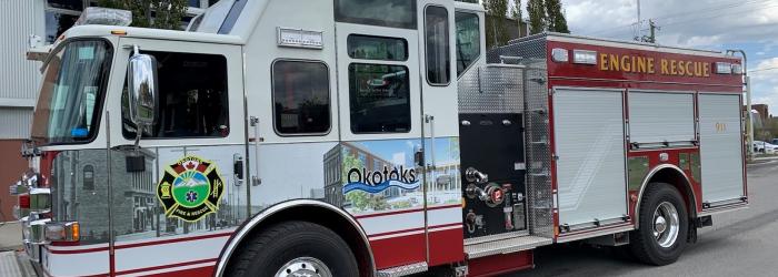 Okotoks Fire & Rescue fire truck