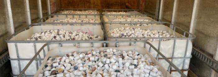 k cups in a truck