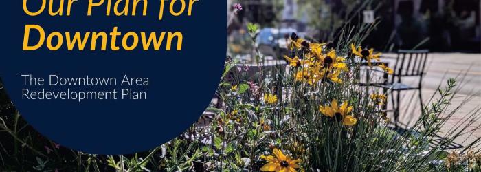 downtown area redevelopment plan cover page