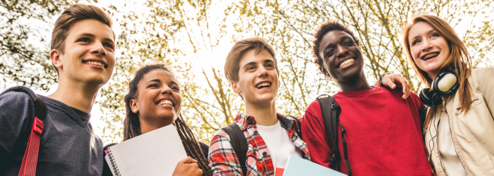 Youth standing together