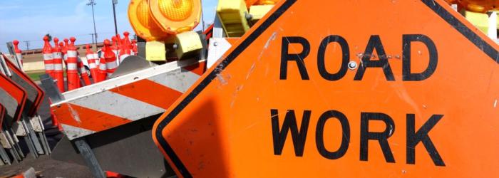 road work ahead image