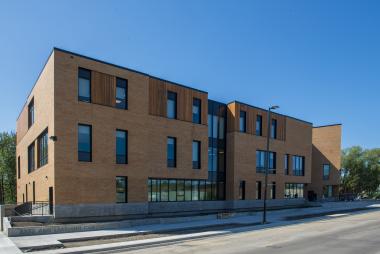 Okotoks Arts and Learning Campus building, home to the Okotoks Public Library