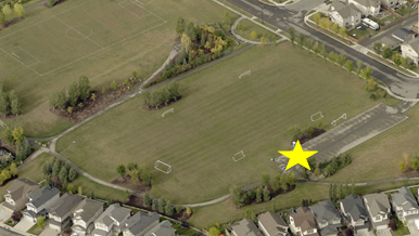 picture of drake landing garden area